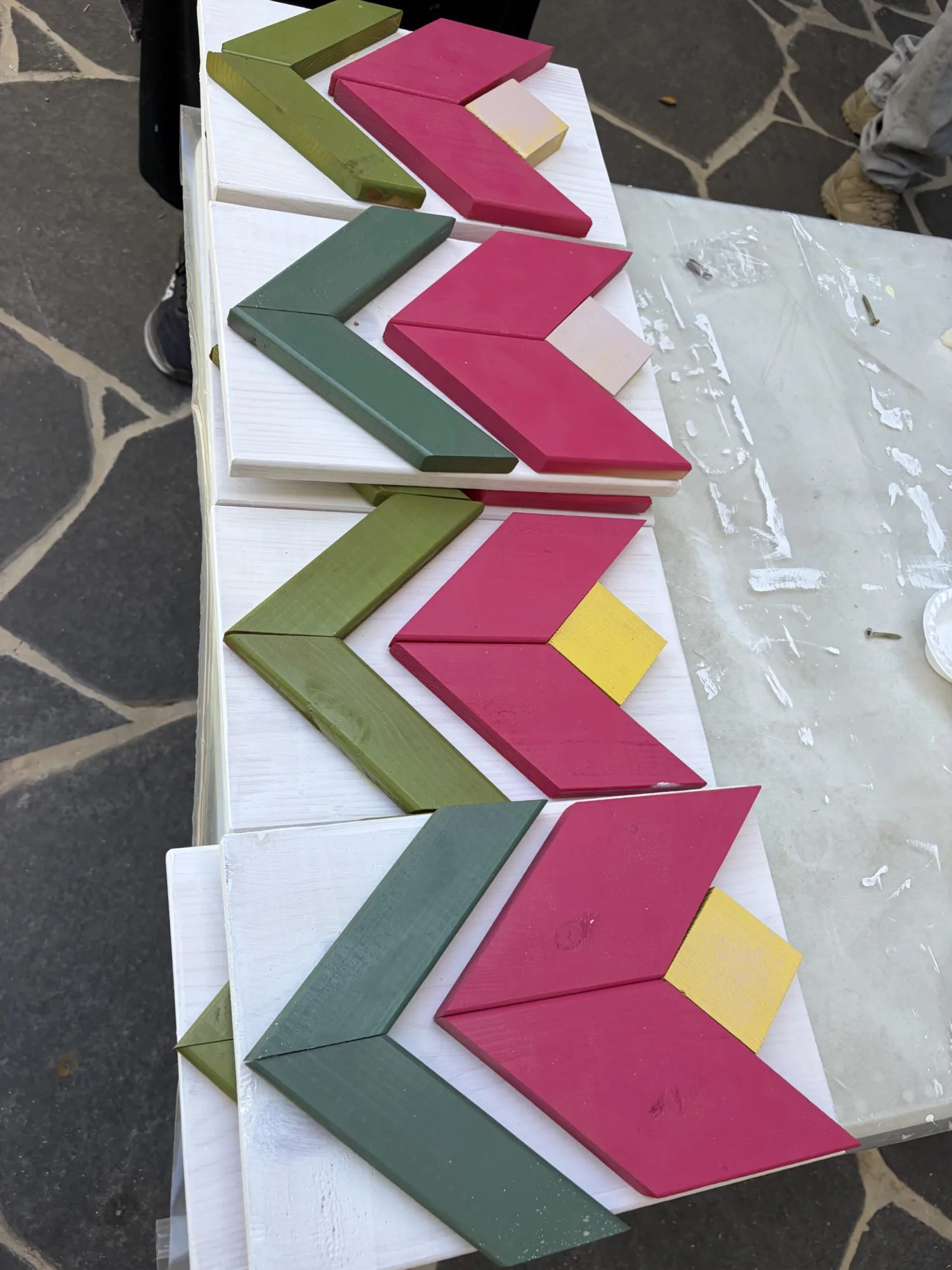 ערכת פרח נוי מעץ - רביעייה